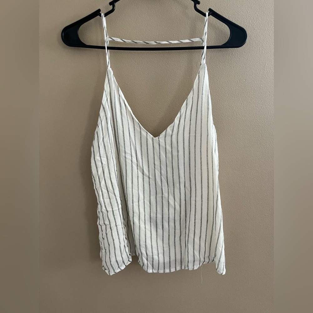 Striped Cropped Tank Top